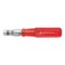 Articulated screwdriver handle for interchangeable blades PB 225